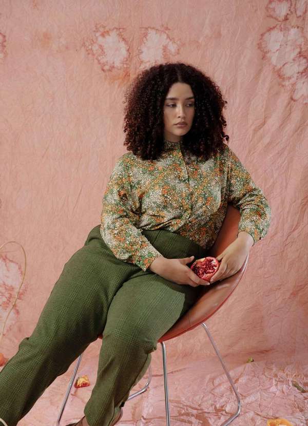 Bold Camisaria - Camisa Evasê Viscose Plus Size Verde 10