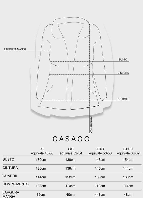 Bold - Casaco Trench Coat Forro Estampado Plus Size Preto 2