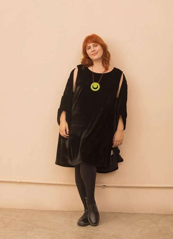 Bold - Casaqueto Veludo Plus Size Preto 2