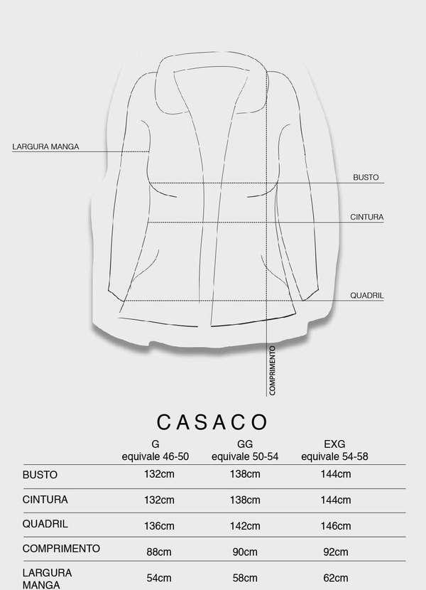 Bold - Parka Nina Corta-Vento Plus Size Cinza 10