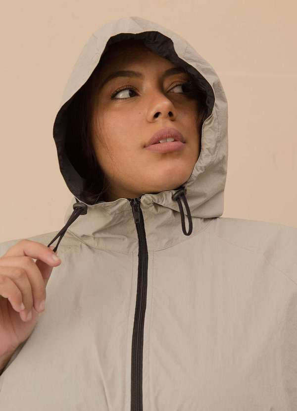 Bold - Parka Nina Corta-Vento Plus Size Cinza 6