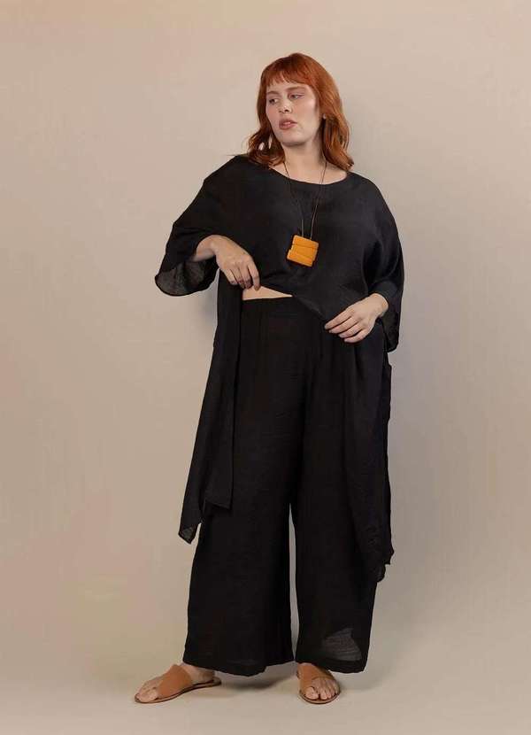 Bold - Conjunto Eloá Plus Size Preto 3