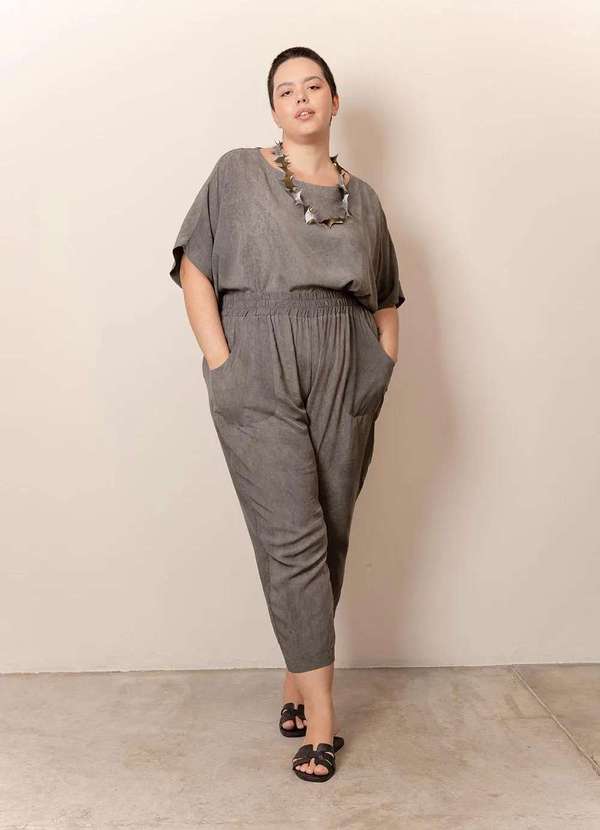 Bold - Conjunto Glória Plus Size Cinza 2