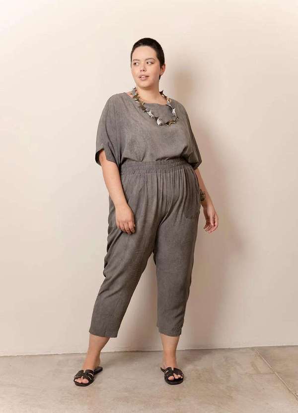Bold - Conjunto Glória Plus Size Cinza 6