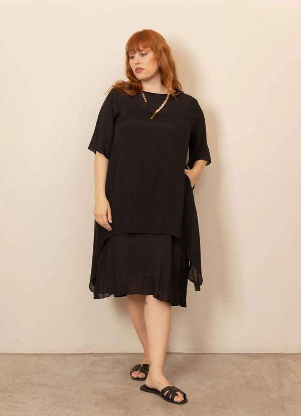 Bold - Conjunto Kiara Plus Size Preto 5