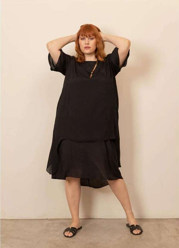 Bold - Conjunto Kiara Plus Size Preto 3