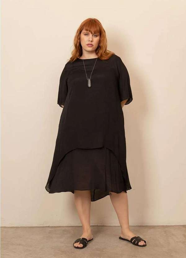 Bold - Conjunto Kiara Plus Size Preto 2