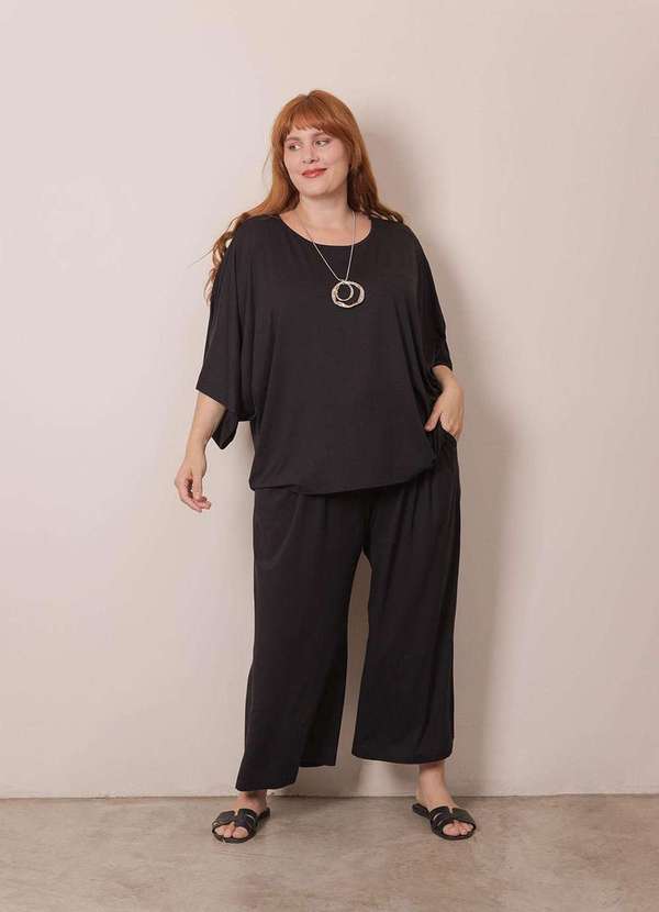 Bold - Conjunto Léa Plus Size Preto 3