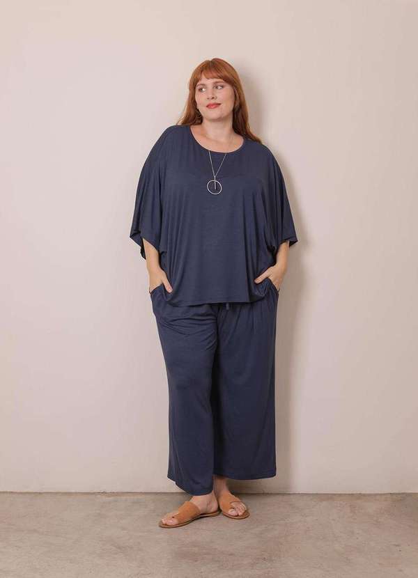 Bold - Conjunto Léa Plus Size Azul 2
