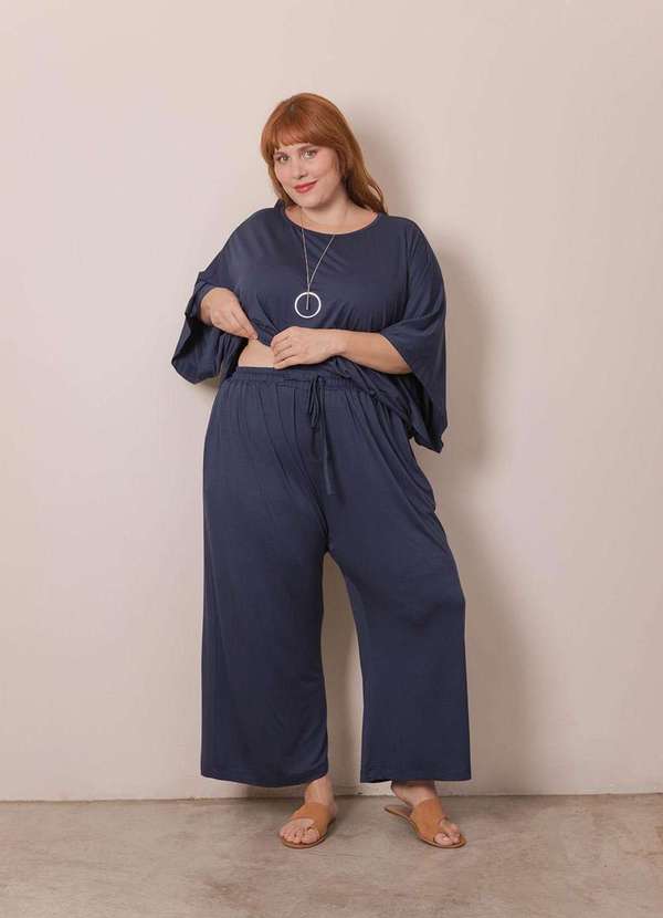 Bold - Conjunto Léa Plus Size Azul 7
