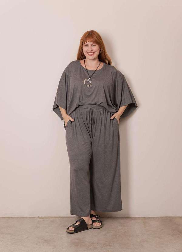 Bold - Conjunto Léa Plus Size Cinza 6
