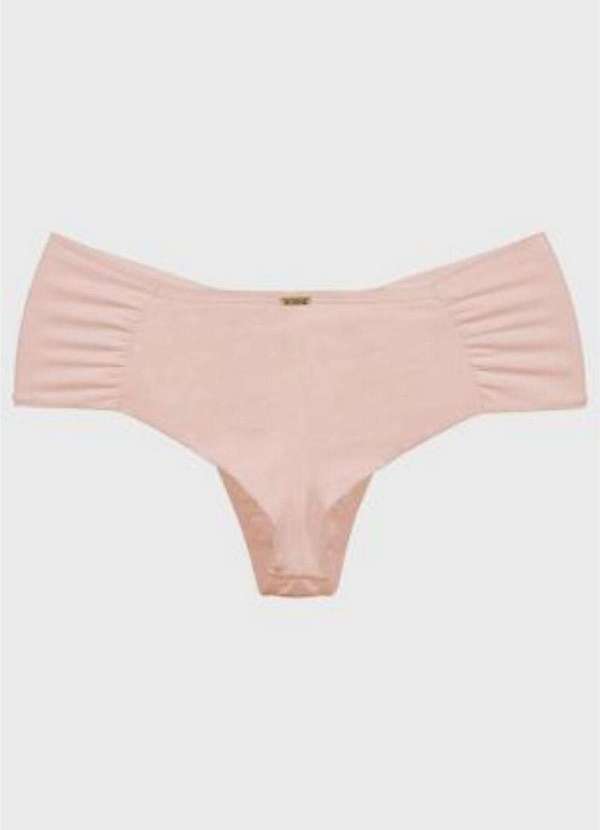 2rios - Calcinha Fio Dental Lateral Drapeada Plus Size Rosa 5