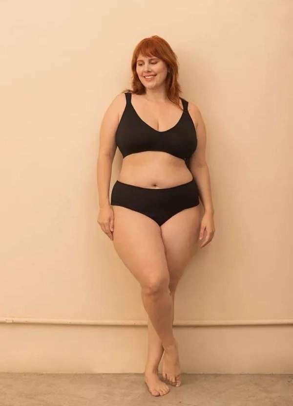 2rios - Calcinha Lateral Dupla Plus Size Preto