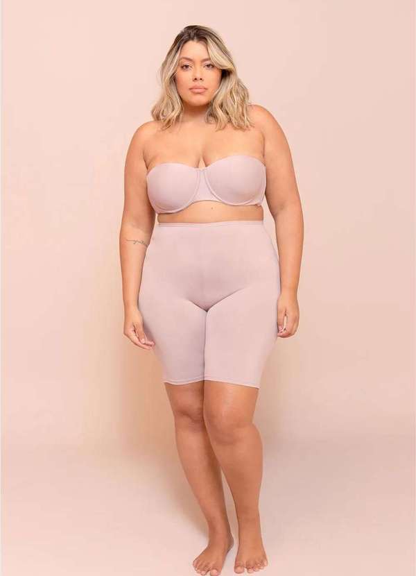 Bold - Kit 2 Bermudas Anti Atrito Plus Size Bege