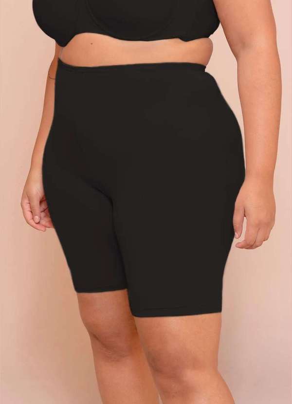 Bold - Kit 2 Bermudas Anti Atrito Plus Size Preto 3
