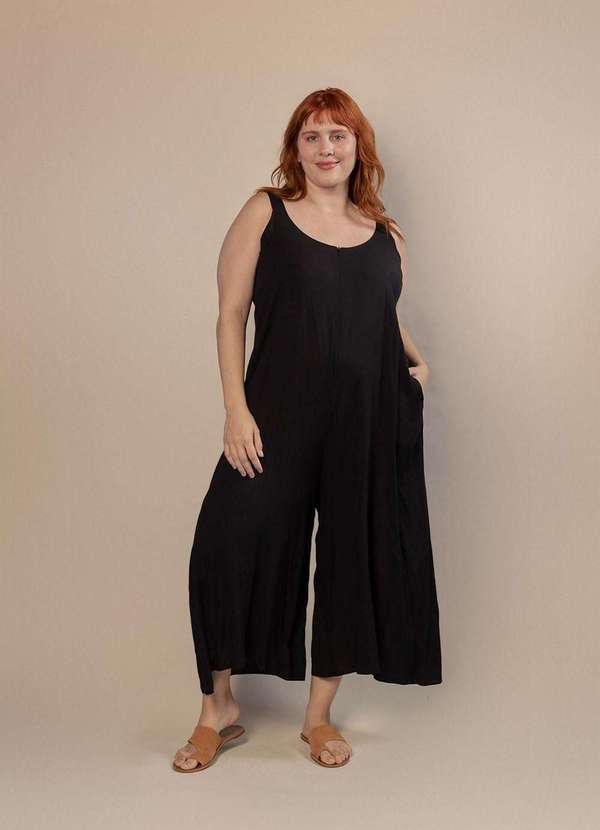 Bold - Macacão Adriana Plus Size Preto 3
