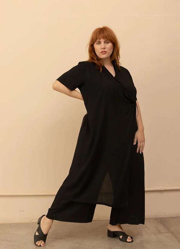 Bold - Macacão Luciana Plus Size Preto