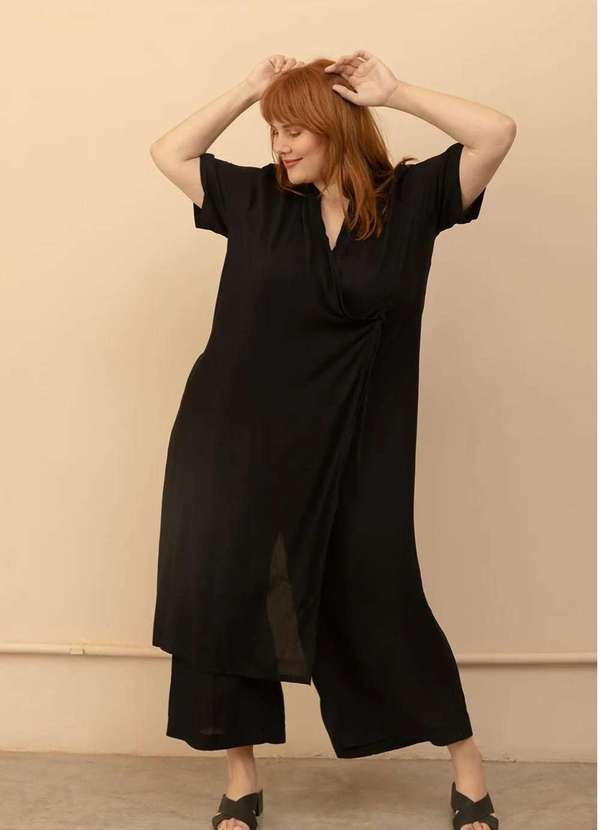 Bold - Macacão Luciana Plus Size Preto 5