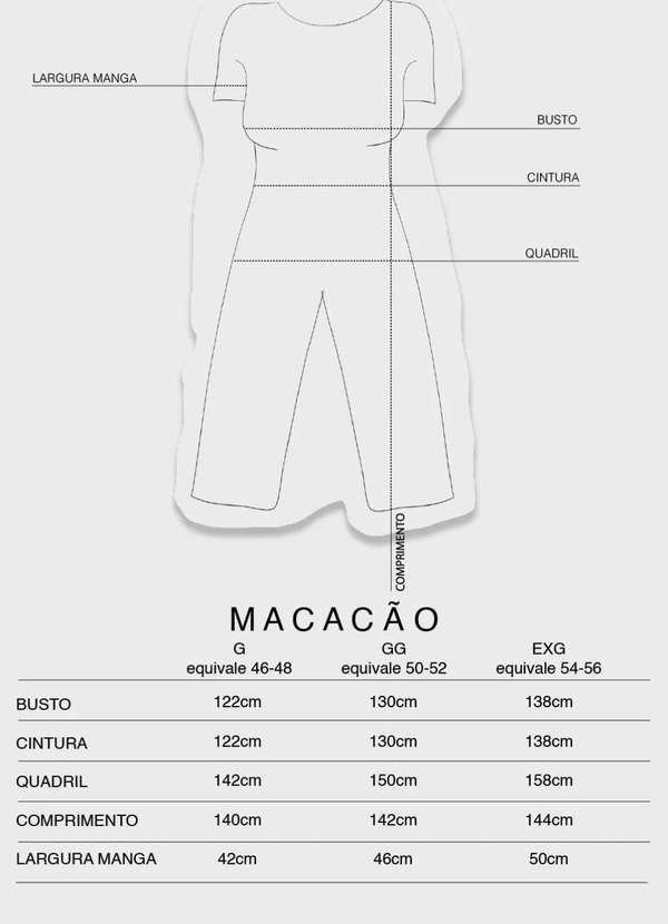 Bold - Macacão Luciana Plus Size Preto 7