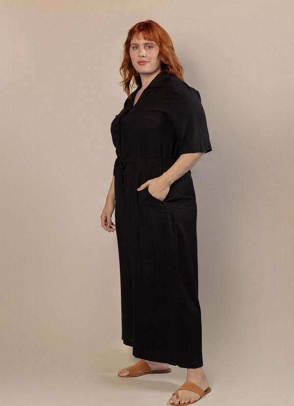 Bold - Macacão Vivian Plus Size Preto 4