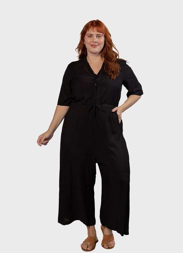 Bold - Macacão Vivian Plus Size Preto 5
