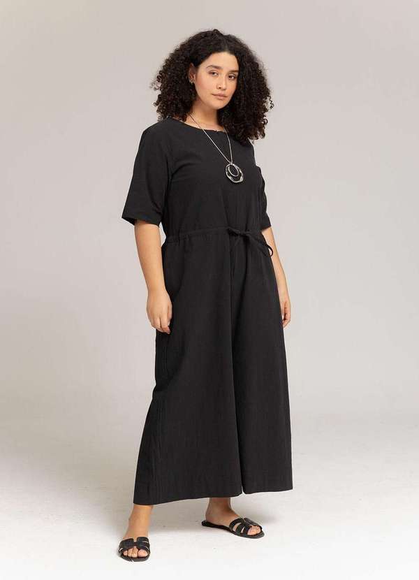 Bold - Macacão Berlim Plus Size Preto 4
