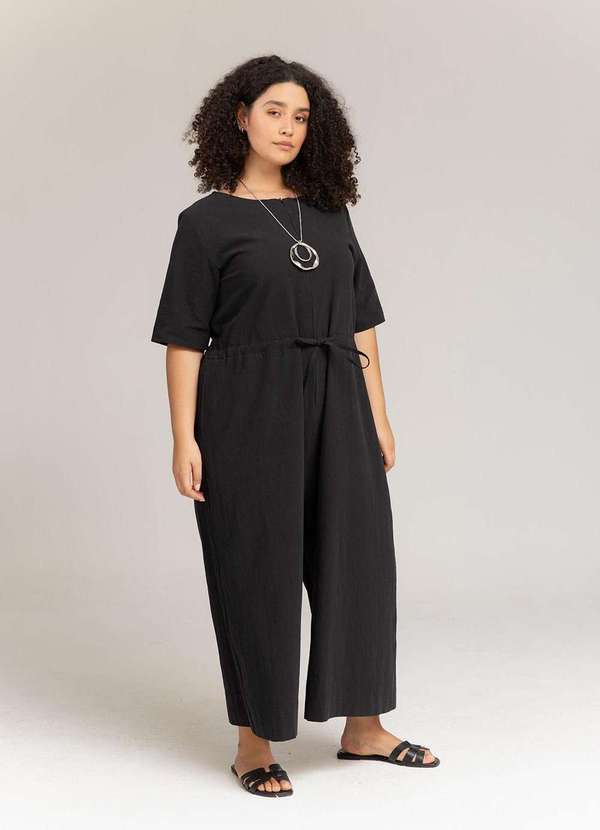 Bold - Macacão Berlim Plus Size Preto 5
