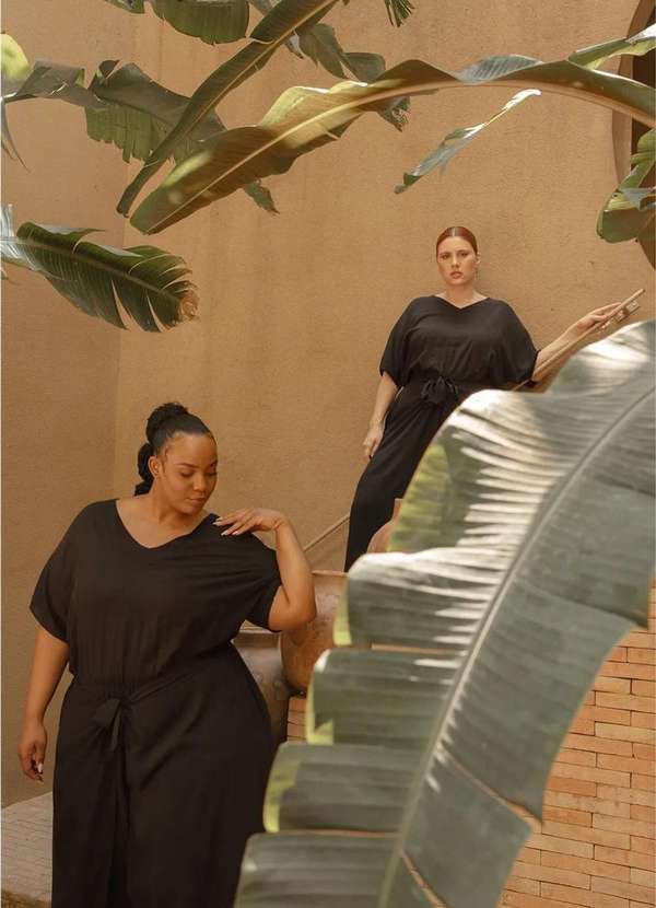 Bold - Macacão Pareô Plus Size Preto 7