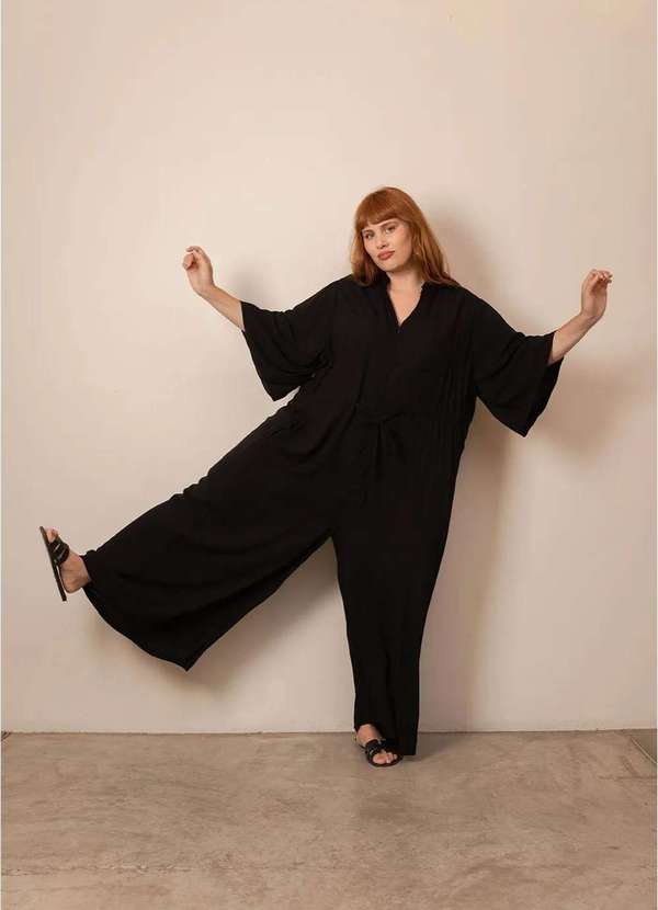 Bold - Macakaftan Plus Size Preto 5