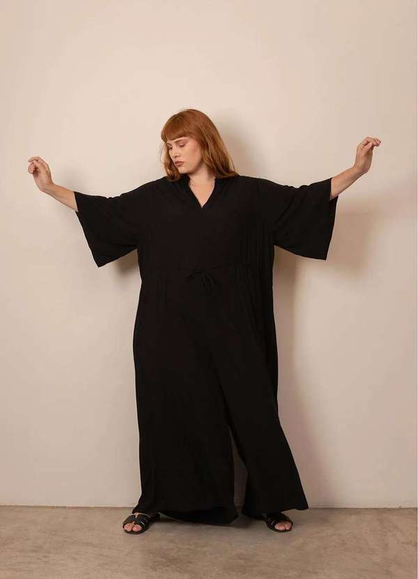 Bold - Macakaftan Plus Size Preto 3