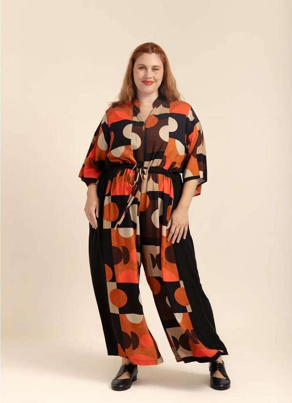 Bold - Macakaftan Plus Size Preto