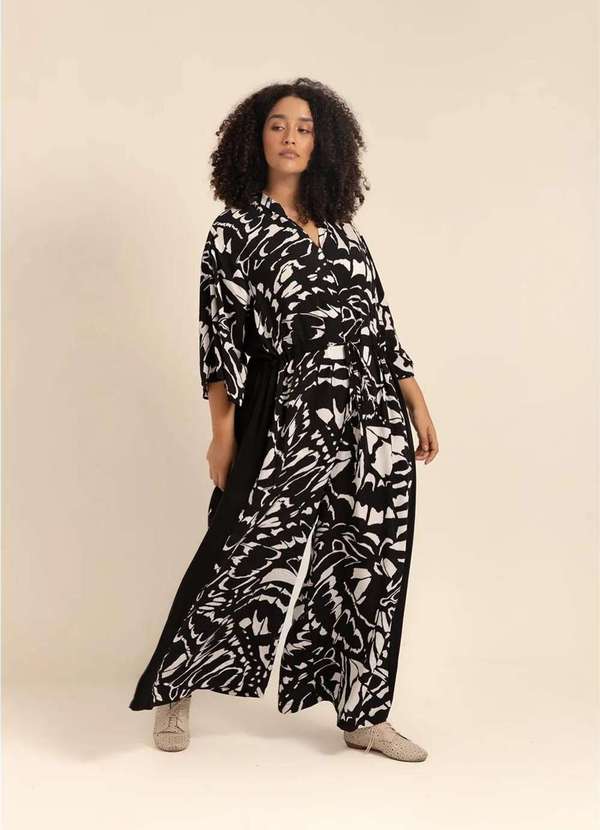 Bold - Macakaftan Plus Size Preto 8