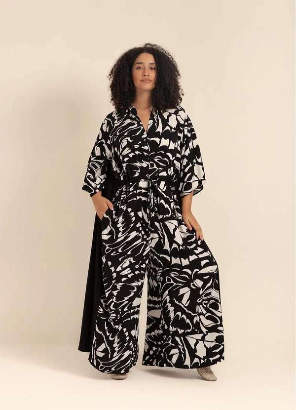 Bold - Macakaftan Plus Size Preto 7