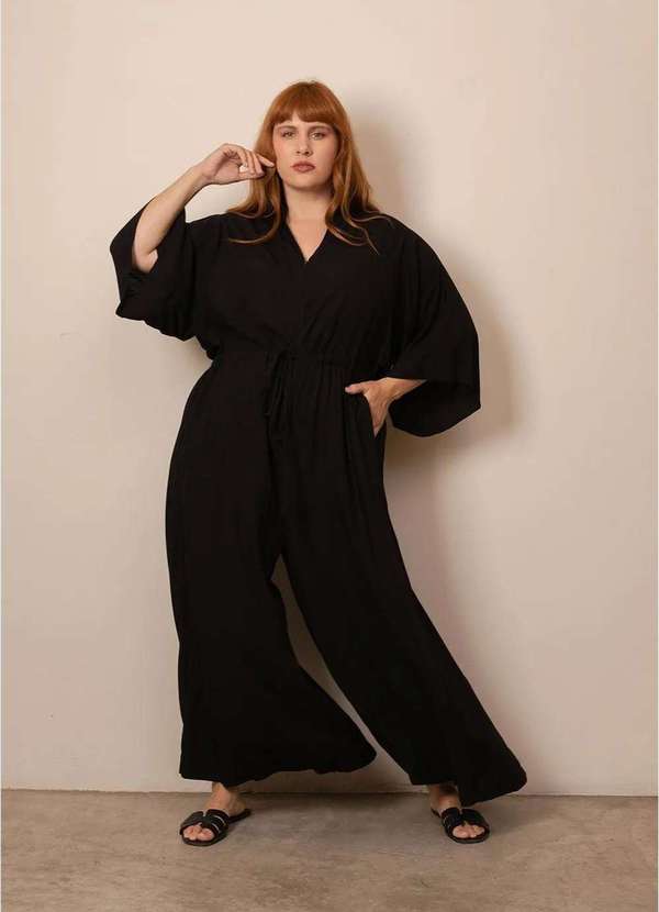 Bold - Macakaftan Plus Size Preto