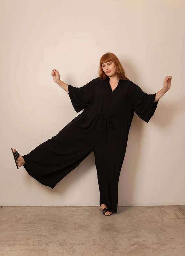 Bold - Macakaftan Plus Size Preto 4