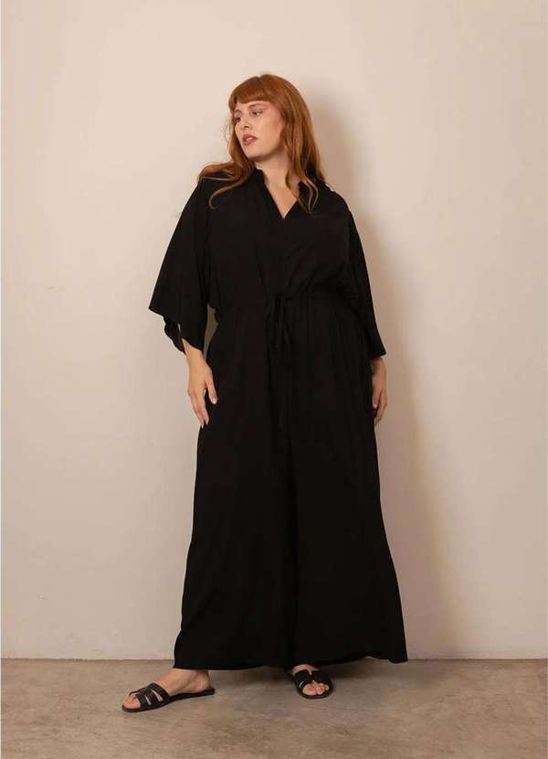 Bold - Macakaftan Plus Size Preto 7