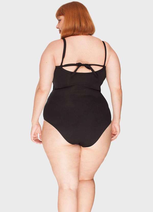 Bold Beach - Maiô Nó Plus Size Preto 6