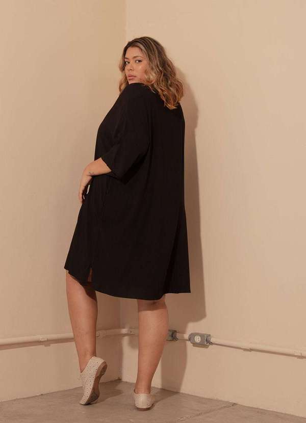 Bold - Chemise Maria Plus Size Preto 3