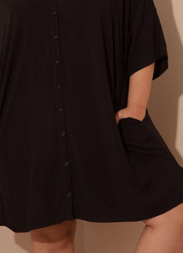 Bold - Chemise Maria Plus Size Preto 4