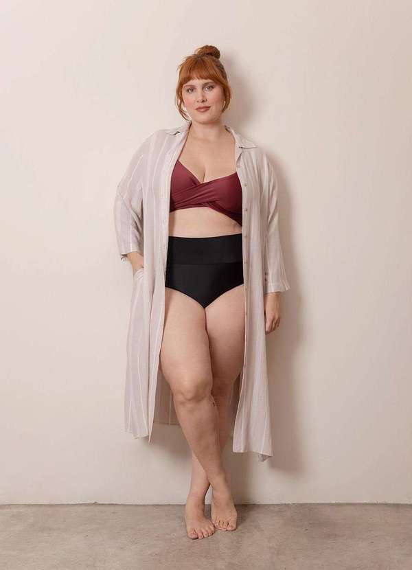 Bold - Chemise Molis Plus Size Bege 7