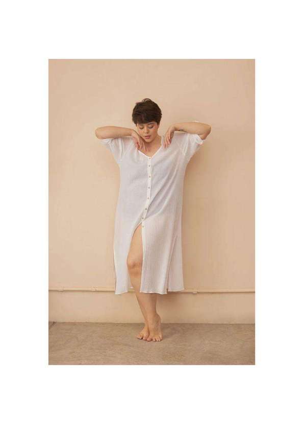 Bold - Chemise Teodora Plus Size Branco 2