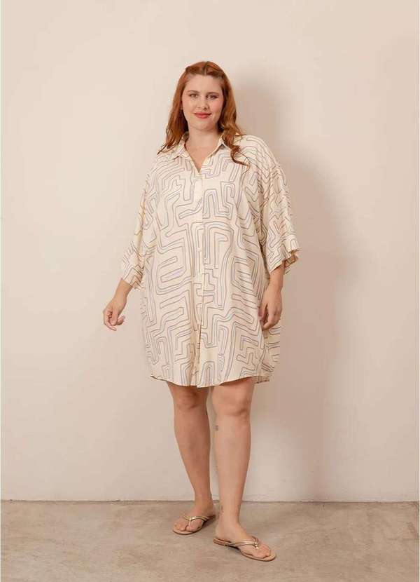 Bold - Chemise Vanessa Plus Size Bege