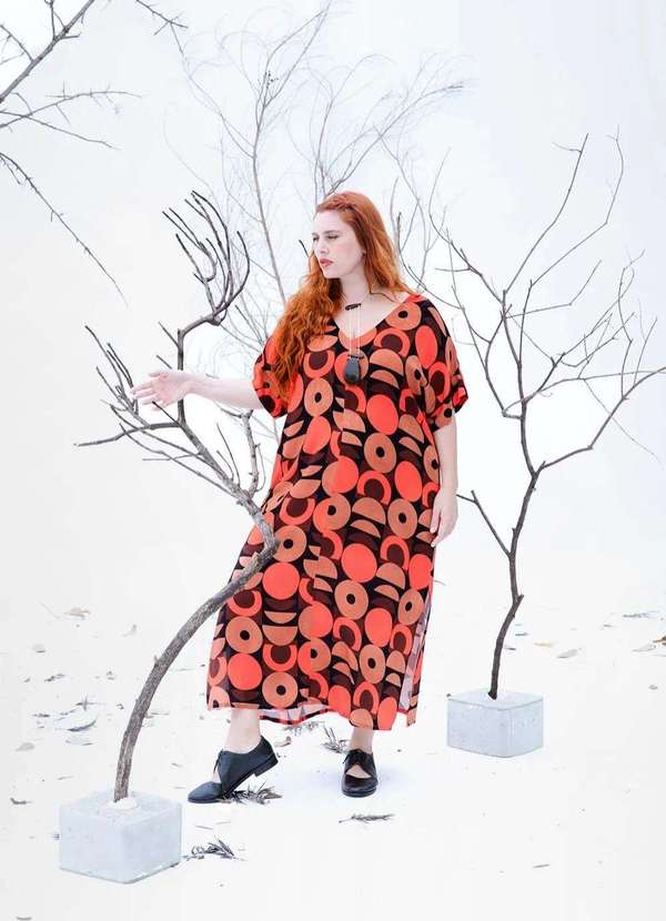 Bold - Kaftan Carolina Plus Size Laranja 11