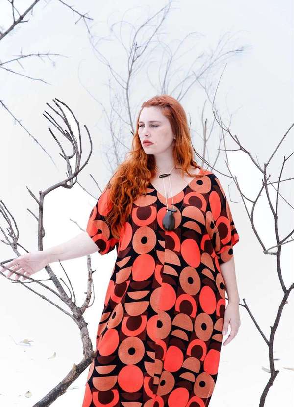 Bold - Kaftan Carolina Plus Size Laranja 12