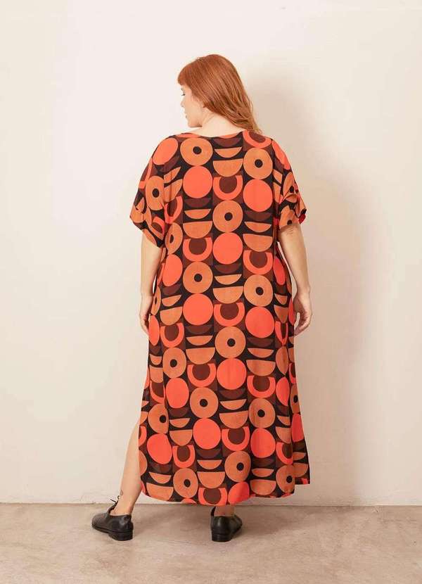 Bold - Kaftan Carolina Plus Size Laranja 3