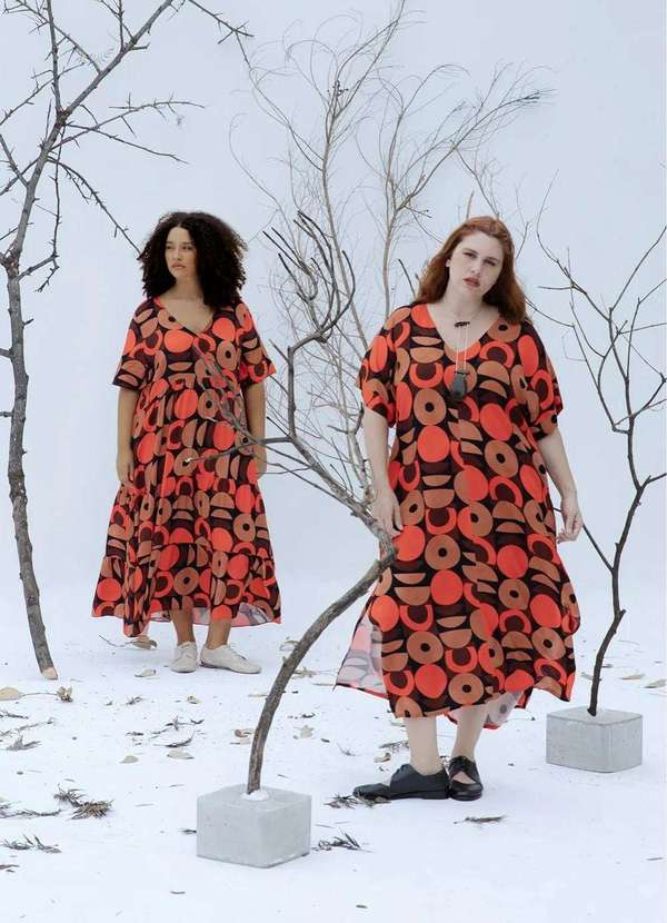 Bold - Kaftan Carolina Plus Size Laranja 9