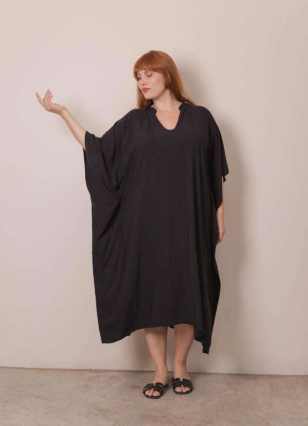 Bold - Kaftan Marbella Plus Size Preto 3