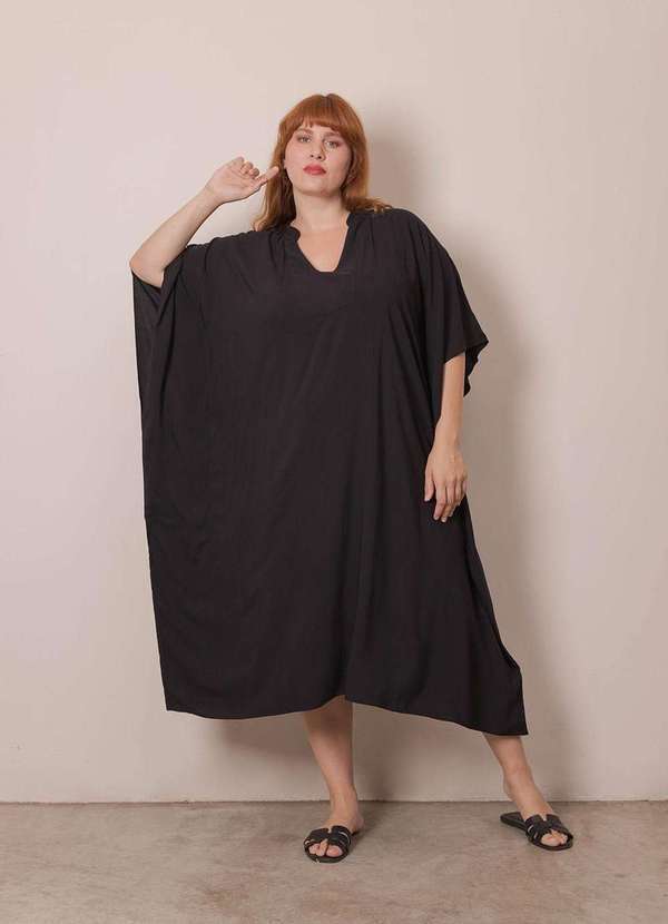 Bold - Kaftan Marbella Plus Size Preto 8