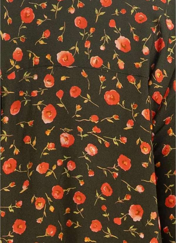 Bold - Vestido Chemise Evasê Plus Size Verde 1