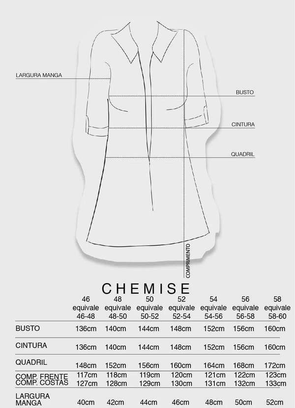 Bold - Vestido Chemise Longo com Fendas Plus Size Preto 7